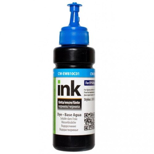 Чорнила ColorWay Epson L-800/810/850 100мл Cyan EW810C