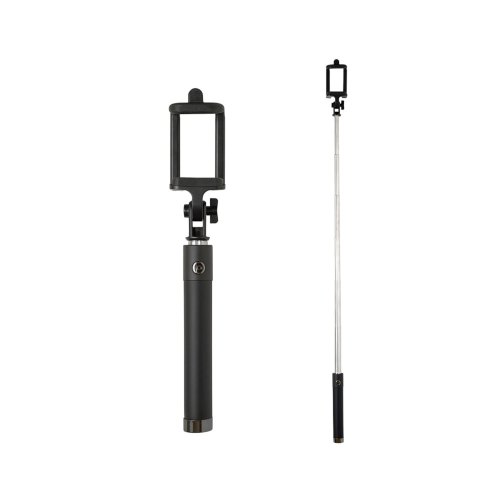 Монопод Grand-X Deluxe Bluetooth U-кріплення 200-750мм Black