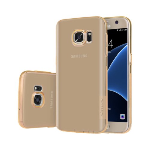 Накладка Nillkin Nature TPU для Samsung G930 Galaxy S7 Flat Gold