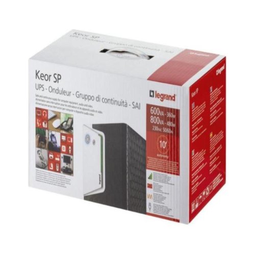 Джерело безперебійного живлення Legrand Keor SP 1500ВА/900Вт, 2хС13, 2xSchuko