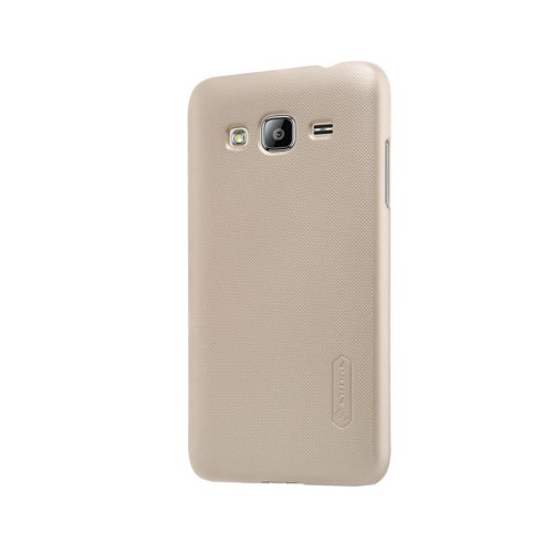Накладка Nillkin Matte для Samsung J320 Galaxy J3 (2016) (+ плівка) Gold
