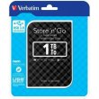 Зовнішній жорсткий диск 1TB Verbatim Store n Go (53194) 2.5 USB3.0 Black