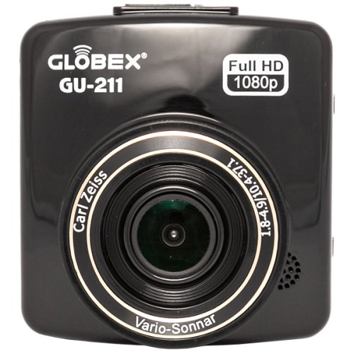 Відеореєстратор Globex GU-211 Full HD (екран 2.5,1.3Мп GC1004, кут огляду гориз./верт. - 120 / 98 град., AVI, 1920 х 1080/25fps, розєм для карт памят