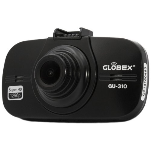 Відеореєстратор Globex GU-310 Super HD (екран 3,4Мп CMOS OV4689, кут огляду гориз./верт. - 170 / 98 град., MOV, 2304 х 1296/30fps, микроSDHC, до 32 Г