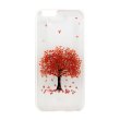 Чохол Utty TPU Flower case iPhone 6 / 6S Червоне дерево