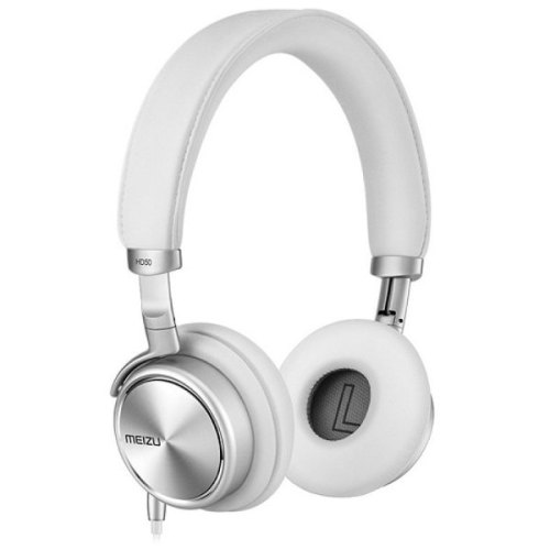 Навушники з мікрофоном (гарнітура), Meizu HD50, white