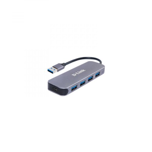Концентратор D-Link DUB-1340 4xUSB 3.0 + 1xMicro-USB, з БЖ