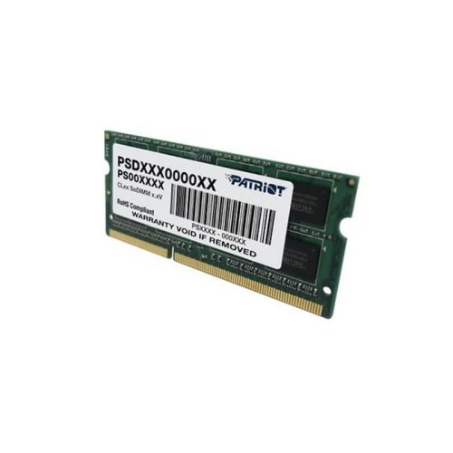 Оперативна пам'ять SoDM DDR3 4096MB Patriot (PSD34G1600L81S) 1600 4096MB 1.35V
