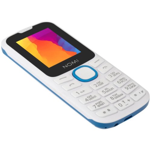 Мобiльний телефон Nomi i184 White - Blue