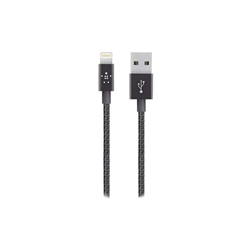 Кабель Belkin Metallic, Apple iPhone 5 (Lightning), Black