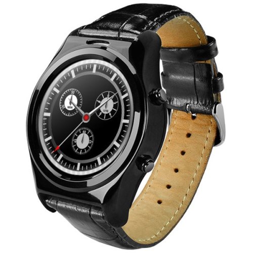 Смарт годинник - UWatch DZ04 (Black) (шкіряний ремінь)