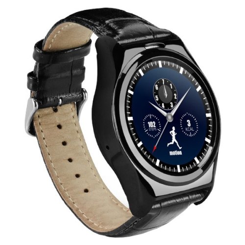 Смарт годинник - UWatch DZ04 (Black) (шкіряний ремінь)