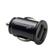 Автомобільний зарядний пристрій Grand-X CH-02 2.1А Black