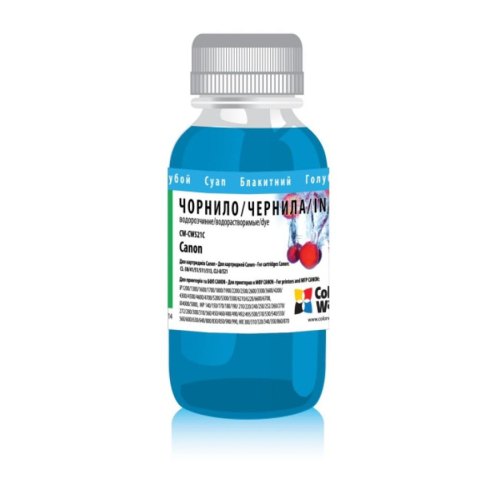 Чорнило ColorWay Canon CL-38/CLI-521 1л Cyan CW521C
