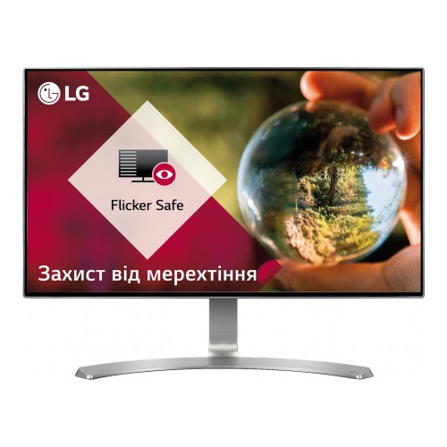 Монитор LG 24MP88HV-S 23.8', IPS, 1920 х 1080, матовое, 16:9, 2 х HDMI, 3.5 mm Mini-Jack, VGA, аудио вход (line-in), есть, отсутствует, 5мс, 0.27, бел