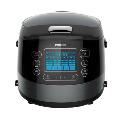 Мультиварка PHILIPS HD4749/03 чаша 5л., 22 програми з 3D нагрівом, потужність: 1070 Вт, колір: чорний