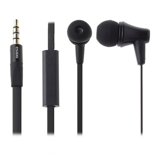 Навушники з мікрофоном (гарнітура),  AWEI ES300i, Black