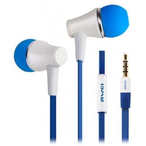 Навушники з мікрофоном (гарнітура), AWEI ES300i, White