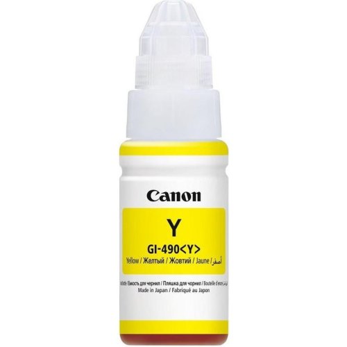 Водорозчинні чорнила для принтера Canon GI-490 Yellow (0666C001)