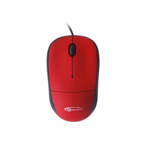 Мышка GEMIX GM120 red, оптический, 800 dpi, USB, Red