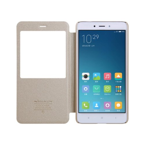 Чохол книжка Nillkin Sparkle Series для Xiaomi Redmi Note 4/4X Gold