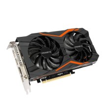 Відеокарта Gigabyte GeForce GTX1050 Ti 4096Mb G1 GAMING (GV-N105TG1 GAMING-4GD) GDDR 5, 128 Bit, 1392 MHz, 7008 MHz, 3 х HDMI, DisplayPort, DVI, кулер