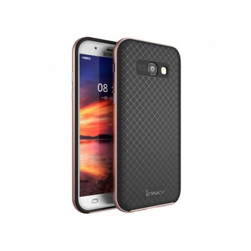 Чохол iPaky TPU+PC для Samsung A510 Galaxy A5 (2016) Black Rose Gold