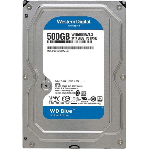 Жорсткий диск 3.5 Western Digital Blue 500GB (WD5000AZLX)