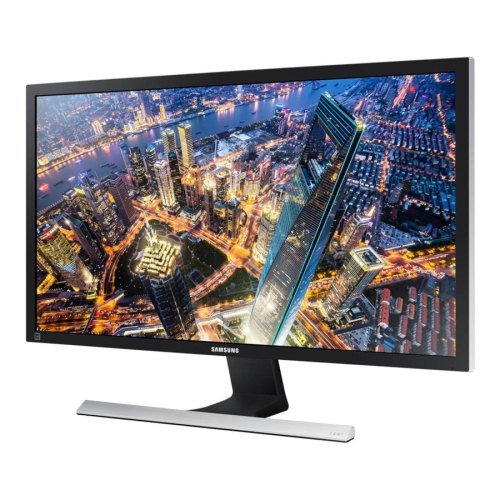 Монітор Samsung U28E590D (LU28E590DS/CI) 28', TN, 3840 x 2160, матовое, 16:9, 2 х HDMI, 3.5 mm Mini-Jack, DisplayPort, 75х75 мм, 1 мс (Gray to Gray),