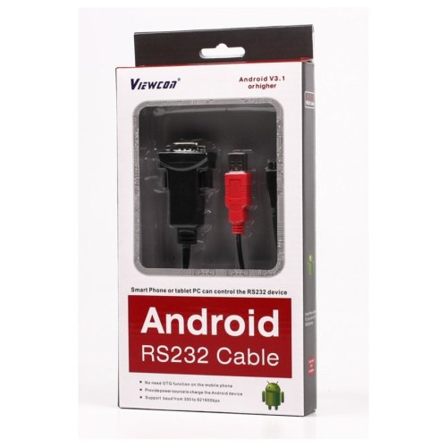 Кабель-переходник Android - RS232 (COM), блистер Viewcon VE 043