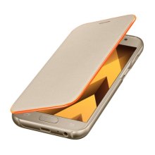 Чохол Samsung A3 2017 (A320) EF-FA320PFEGRU, Neon Flip Cover, Gold