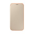 Чохол Samsung A7 2017 (A720) EF-FA720PFEGRU, Neon Flip Cover, Gold