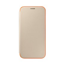 Чохол Samsung A7 2017 (A720) EF-FA720PFEGRU, Neon Flip Cover, Gold