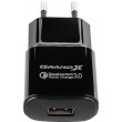 МЗП Grand-X CH-550B (USB 3.6V-6.5V 3A, 6.5V-9V 2A, 9V-12V 1.5A QC3.0), color Black (CH-550B)