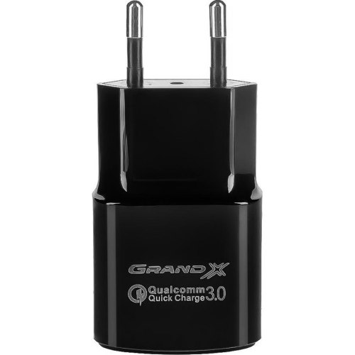 МЗП Grand-X CH-550B (USB 3.6V-6.5V 3A, 6.5V-9V 2A, 9V-12V 1.5A QC3.0), color Black (CH-550B)