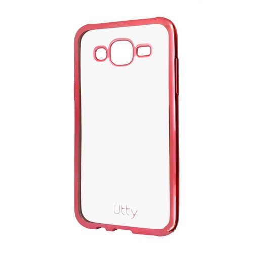 Чохол Utty Electroplating TPU Samsung J120 Galaxy J1 (2016) Pink