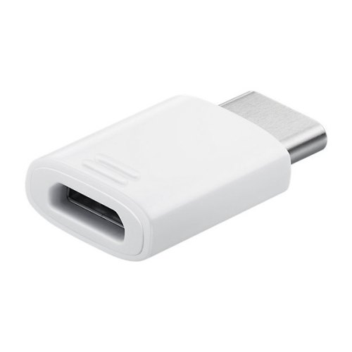 Конектор (USB Type-C to microUSB) Samsung EE-GN930BWRGRU, White