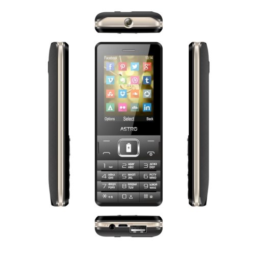 Мобільний телефон ASTRO A245 Black