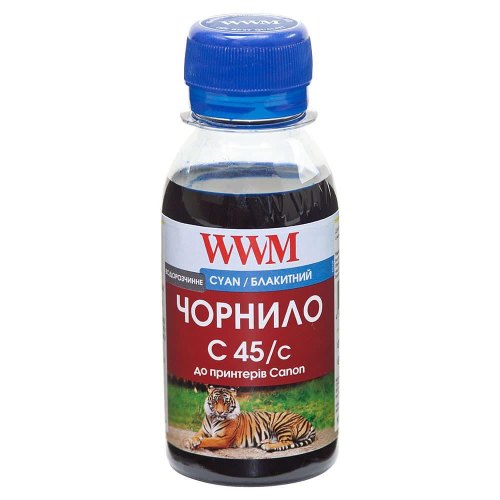 Чорнило WWM для Canon CL-441/CL-446/CLI-451C 100г Cyan (C45/C-2)