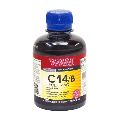 Чорнило WWM для Canon CLI-451Bk/CLI-471Bk 200г Black (C14/B)