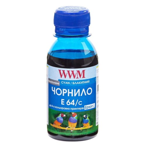 Чорнило WWM для Epson L110/L210/L355 100г Cyan (E64/C-2)