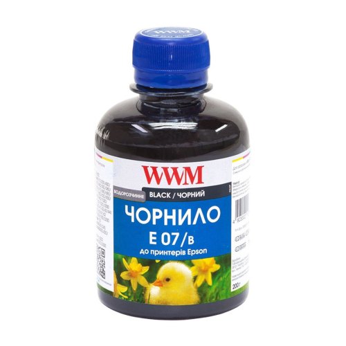 Чорнило WWM для Epson Stylus C42/C48/C62 200г Black (E07/B)