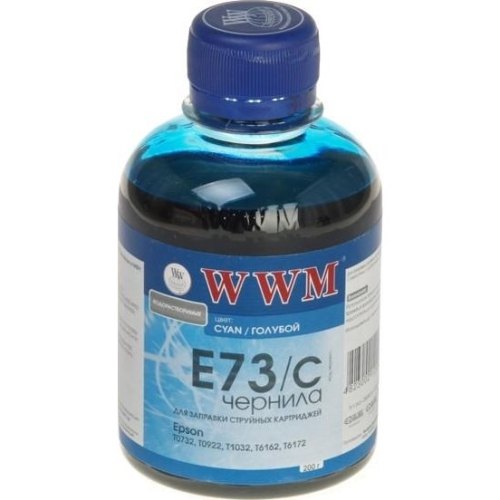 Чорнило WWM для Epson Stylus CX3700/TX119/TX419 200г Cyan (E73/C)