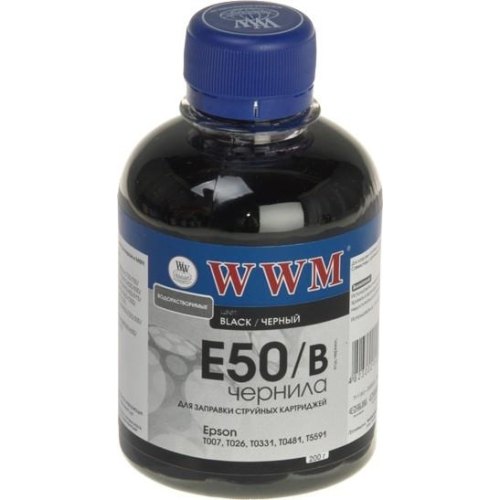 Чорнило WWM для Epson Stylus Photo R200/R340/RX620 200г Black (E50/B)
