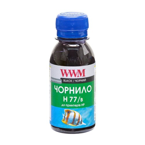 Чорнило WWM для HP №177/84 100г Black (H77/B-2)