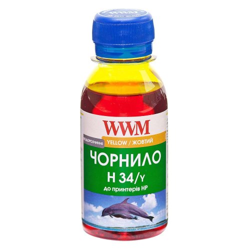 Чорнило WWM для HP №22/121/122 100г Yellow (H34/Y-2)