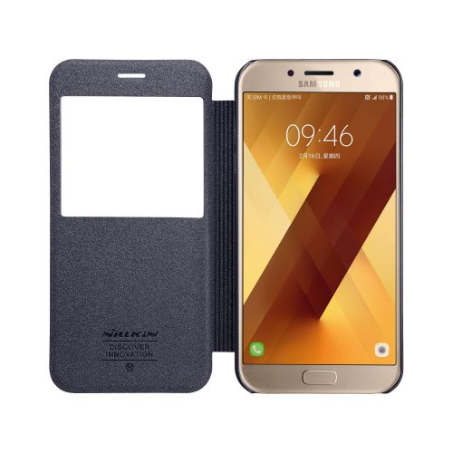 Чохол книжка Nillkin Sparkle Series для Samsung A720 Galaxy A7 (2017) Black