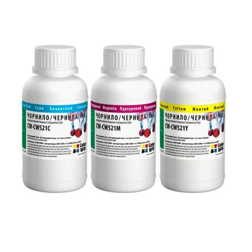 Комплект чорнил ColorWay Canon CL-38/CLI-521 (3х200мл) С/M/Y