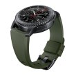 Ремінець силіконовий для Samsung Gear S3 Active ET-YSU76MGEGRU, Green khaki