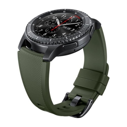 Ремінець силіконовий для Samsung Gear S3 Active ET-YSU76MGEGRU, Green khaki